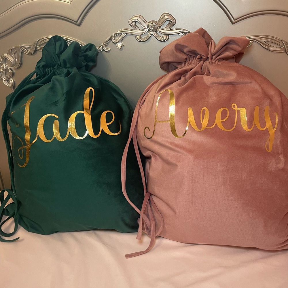 Custom- Made To Order Personalized Santa Sacks! 🎅🏼
